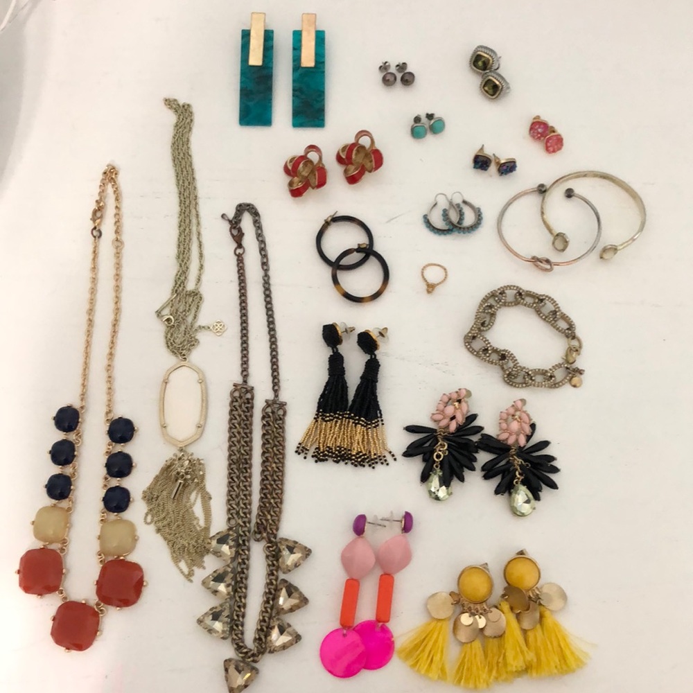 Assorted costume jewelry